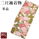 HL（アッシュ・エル） 二尺袖着物 単品【07】牡丹に桜 | 京のおしゃれ屋  | 詳細画像1 