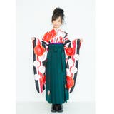 二尺袖着物 京都「花ひめ」 ２点セット 縞梅黒 ジュニア 伊達衿付 | 京のおしゃれ屋  | 詳細画像5 