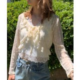 ショート レース カーディガン | SHOPLIST OUTLET | 詳細画像2