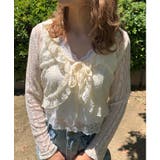ショート レース カーディガン | SHOPLIST OUTLET | 詳細画像3