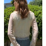 ショート レース カーディガン | SHOPLIST OUTLET | 詳細画像4