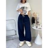 イエロー ステッチ カジュアル カーゴパンツ | SHOPLIST OUTLET | 詳細画像3