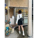 英字プリント リブニット ロング Tシャツ | SHOPLIST OUTLET | 詳細画像5