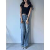カップ付き ラインストーン タンクトップ | SHOPLIST OUTLET | 詳細画像2