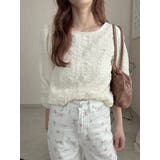 シフォン パフ スリーブ ボリューム トップス | SHOPLIST OUTLET | 詳細画像15 
