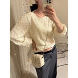 シフォン パフ スリーブ ボリューム トップス | SHOPLIST OUTLET | 詳細画像22 