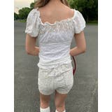 パフスリーブ レース ブラウス | SHOPLIST OUTLET | 詳細画像13