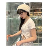 サイド シャーリング クロップド丈 トップス 半袖 | SHOPLIST OUTLET | 詳細画像1