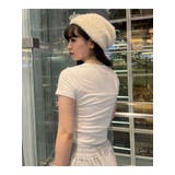 サイド シャーリング クロップド丈 トップス 半袖 | SHOPLIST OUTLET | 詳細画像6