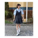 チュール ティアード ミニ丈 キャミワンピース | SHOPLIST OUTLET | 詳細画像2