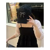 ラインストーン リボン キャップ | SHOPLIST OUTLET | 詳細画像1 