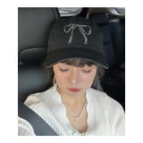 ラインストーン リボン キャップ | SHOPLIST OUTLET | 詳細画像10 