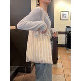 オレンジ | ワンポイント ストライプ トートバッグ | SHOPLIST OUTLET