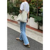 ワンポイント ストライプ トートバッグ | SHOPLIST OUTLET | 詳細画像4