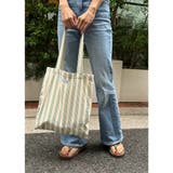 ワンポイント ストライプ トートバッグ | SHOPLIST OUTLET | 詳細画像5