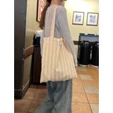 ワンポイント ストライプ トートバッグ | SHOPLIST OUTLET | 詳細画像16
