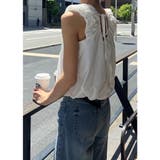 バックリボン フリル スリーブ ブラウス | SHOPLIST OUTLET | 詳細画像4