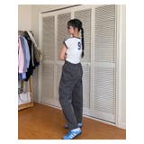タイト クロップド サッカーTシャツ | SHOPLIST OUTLET | 詳細画像5