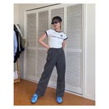 タイト クロップド サッカーTシャツ | SHOPLIST OUTLET | 詳細画像8