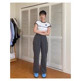 タイト クロップド サッカーTシャツ | SHOPLIST OUTLET | 詳細画像6