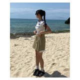 タイト クロップド サッカーTシャツ | SHOPLIST OUTLET | 詳細画像10