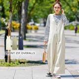 【新作】人気　韓国ファッション　フロントジップ サロペット レディース オールインワン オーバーオール ゆったり Vカット ワイドパンツ 楽ちん コットン ボトムス おしゃれ 可愛い ブラック ホワイト【lgww-at4426】