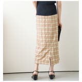 セミタイトスカート カラーチェック ボトムス | La-gemme | 詳細画像13