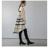 ティアードチュニック チェック柄 異素材 | La-gemme | 詳細画像11