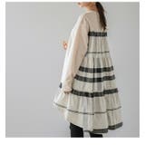 ティアードチュニック チェック柄 異素材 | La-gemme | 詳細画像13