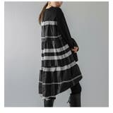 ティアードチュニック チェック柄 異素材 | La-gemme | 詳細画像7