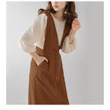 フロントボタン ジャンパースカート レディース | La-gemme | 詳細画像15 