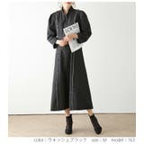デニムワンピース フロントジップ ウォッシュ加工 | La-gemme | 詳細画像9