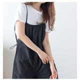 細見えサロペット 薄手パンツ きれいめ | La-gemme | 詳細画像13