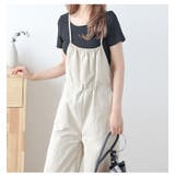 細見えサロペット 薄手パンツ きれいめ | La-gemme | 詳細画像9