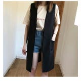 コート ロングジレノースリーブトレンチコート ジレ | La-gemme | 詳細画像8 