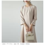 スカラップネック ワンピース 7分袖 | La-gemme | 詳細画像5