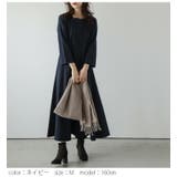 スカラップネック ワンピース 7分袖 | La-gemme | 詳細画像8
