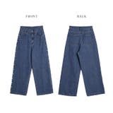 デニム パンツ パールモチーフ | La-gemme | 詳細画像12