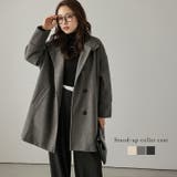 スタンドカラーコート スタンドネック ミドル丈 | La-gemme | 詳細画像1