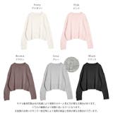 トップス ニット ハートモチーフ | La-gemme | 詳細画像3