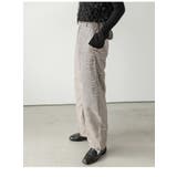 カーブパンツ グレンチェック スラックス | La-gemme | 詳細画像11