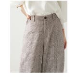 カーブパンツ グレンチェック スラックス | La-gemme | 詳細画像8