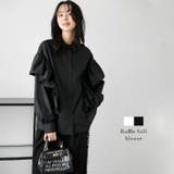 トップス ラッフルフリル ブラウス | La-gemme | 詳細画像1