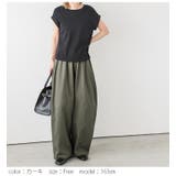 カーブパンツ ワイド ウエストゴム | La-gemme | 詳細画像9