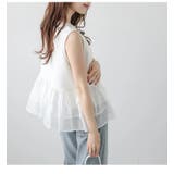 前後2way ペプラムベスト ティアードフリル | La-gemme | 詳細画像6