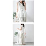 前後2way ペプラムベスト ティアードフリル | La-gemme | 詳細画像7