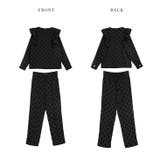 フロッキードット セットアップ セットアイテム | La-gemme | 詳細画像14