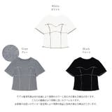 配色 メローステッチ カットソー | La-gemme | 詳細画像3 