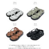 ラスト入荷! クロスストラップサンダル 厚底サンダル | La-gemme | 詳細画像3