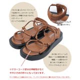 ラスト入荷! クロスストラップサンダル 厚底サンダル | La-gemme | 詳細画像5